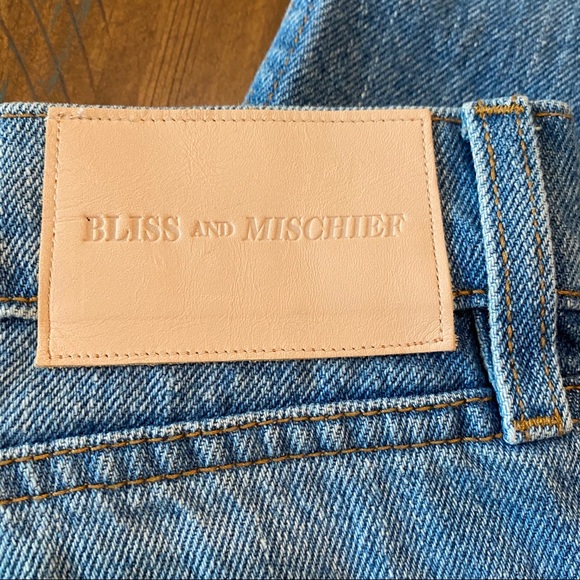 Bliss and Mischief Jeans with Peace Patch - Picture 10 of 14